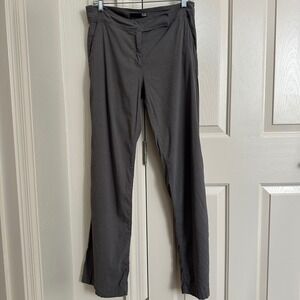 Eileen Fisher Gray Italian Fabric Stretch Tapered Trousers – Size 14